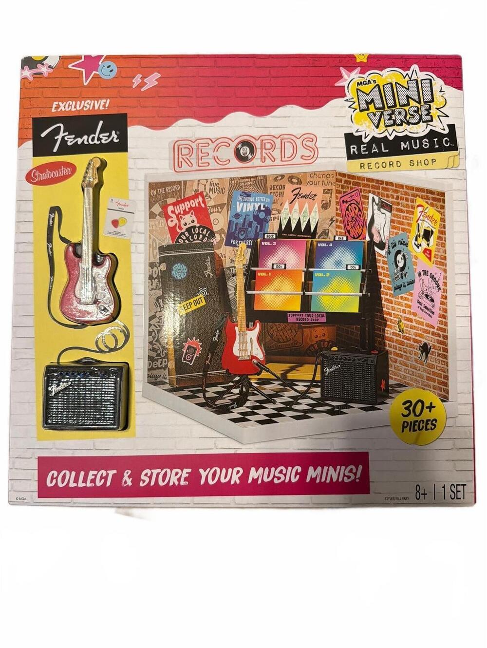 Fender Miniature Music Set - Collect & Store Your Music Mini